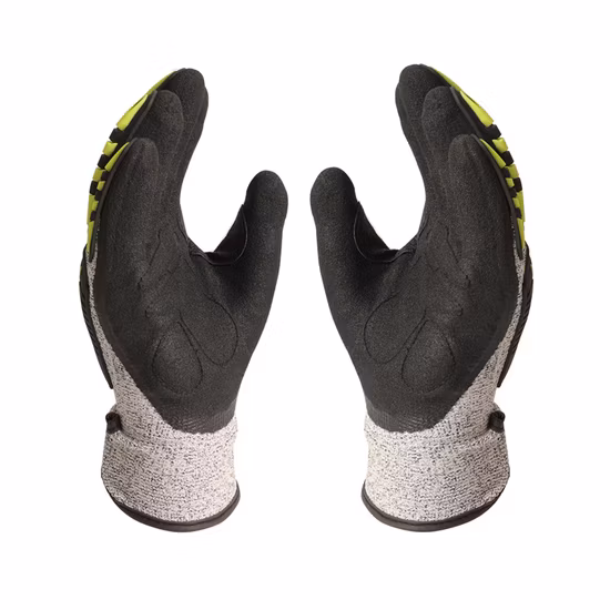 OEM Palm Китай пены с нитриловым покрытием защитные перчатки с высоким качеством