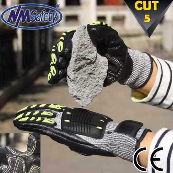 Ударопрочные перчатки TPR Mechanic, устойчивые к порезам